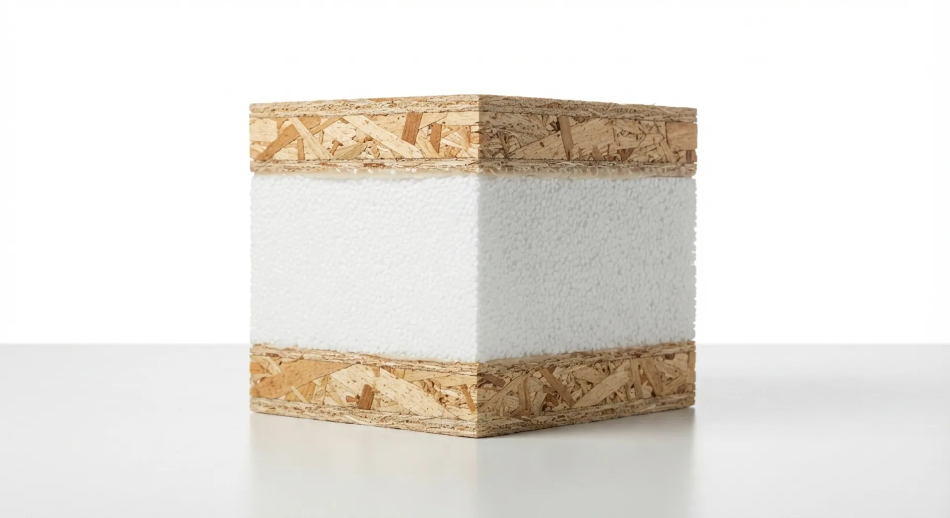 Coupe technique d'un panneau SIP structurel isolant
