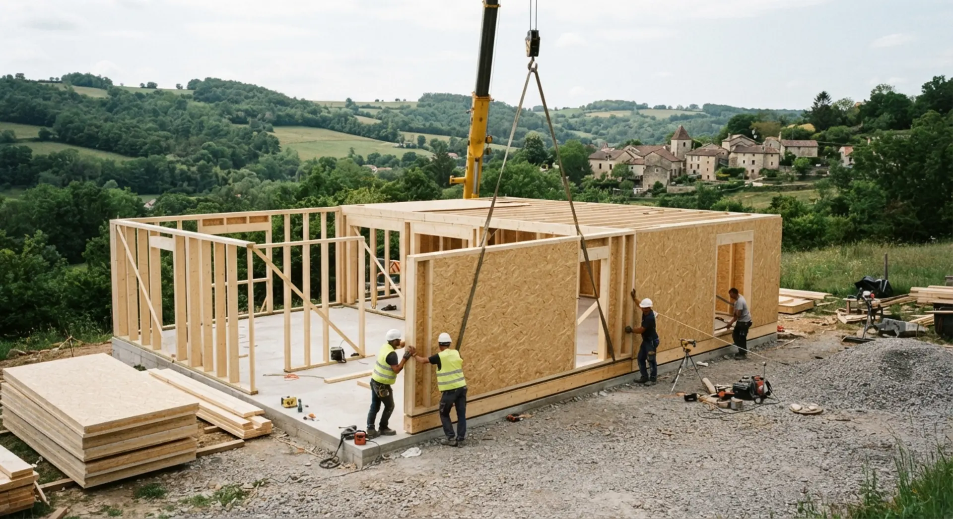 Solution construction rapide maison individuelle : ce qui change vraiment le délai de chantier
